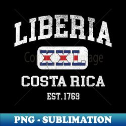 Liberia Costa Rica - XXL Athletic design - High-Quality PNG Sublimation Download - Boost Your Success with this Inspirational PNG Download