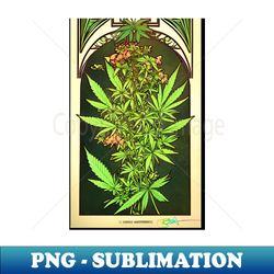 vintage cannabis dreams 8 - png transparent sublimation file - perfect for personalization