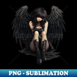 Fallen Angel - Trendy Sublimation Digital Download - Vibrant and Eye-Catching Typography