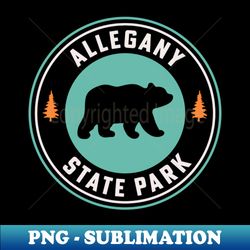 Allegany State Park New York Salmanca Badge Design - Instant PNG Sublimation Download - Perfect for Creative Projects