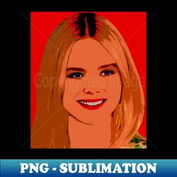 elle fanning - Instant PNG Sublimation Download - Transform Your Sublimation Creations