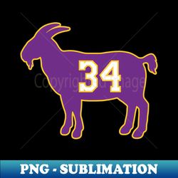 Shaquille ONeal Los Angeles Goat Qiangy - Artistic Sublimation Digital File - Defying the Norms