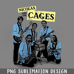 icolas and the Cages ic Cage Band Shirt PNG Download