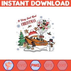 Christmas Cars Png, A Very Snot Rod Christmas Png, Disney Christmas, Light.ning McQ.ueen Png, Disney Balloon