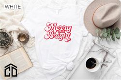 Merry and Bright Shirt, Matching Family Christmas Shirts, Christmas Tee, Holiday Shirt, Women's Christmas, Christmas Shi