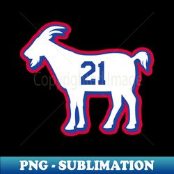 PHI GOAT - 21 - Red - Professional Sublimation Digital Download - Defying the Norms