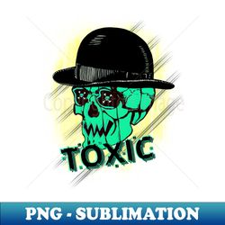 Toxic Skull - Digital Sublimation Download File - Transform Your Sublimation Creations