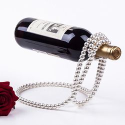 Creative Pearl Necklace Wine Rack