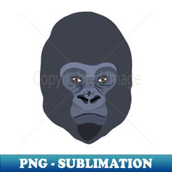 Gorilla Face - PNG Transparent Digital Download File for Sublimation - Unleash Your Inner Rebellion