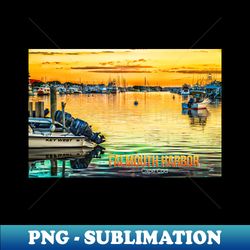 Falmouth Harbor Cape Cod - High-Quality PNG Sublimation Download - Unleash Your Inner Rebellion