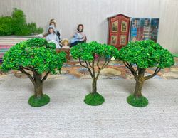 Tree for doll garden. 1:12. Dollhouse miniature. Plant for a doll.