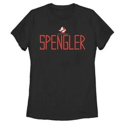 Spengler &8211 Ghostbusters  Black T-Shirt, Women&8217s
