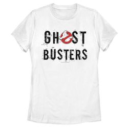 Spooky Times &8211 Ghostbusters  White T-Shirt, Women&8217s