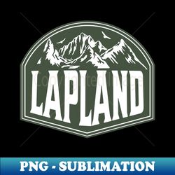 Lapland Mountains - Trendy Sublimation Digital Download - Enhance Your Apparel with Stunning Detail