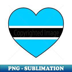 Heart - Botswana 061 - High-Resolution PNG Sublimation File - Perfect for Creative Projects
