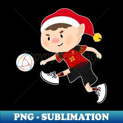 Belgium football Christmas elf Football World Cup soccer T-Shirt - Signature Sublimation PNG File - Add a Festive Touch to Every Day
