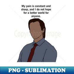 Patrick Bateman - Exclusive PNG Sublimation Download - Instantly Transform Your Sublimation Projects