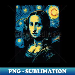 Mona Lisa night - Artistic Sublimation Digital File - Spice Up Your Sublimation Projects