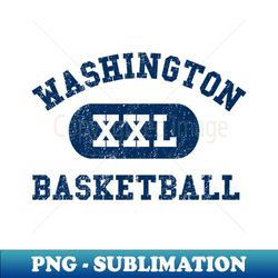 Washington Basketball II - PNG Transparent Digital Download File for Sublimation - Vibrant and Eye-Catching Typography