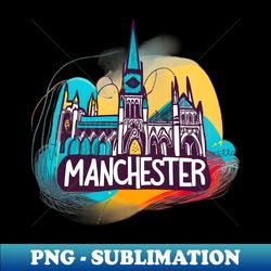 Manchester - Sublimation-Ready PNG File - Capture Imagination with Every Detail