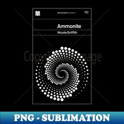 Ammonite - Vintage Sublimation PNG Download - Bring Your Designs to Life