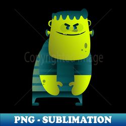 Cute Frankenstein illustration - Signature Sublimation PNG File - Stunning Sublimation Graphics