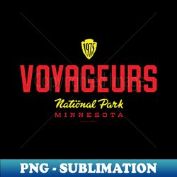 Voyageurs National Park - 1975 Arrowhead Vintage Travel Decal Colors - Professional Sublimation Digital Download - Bring Your Designs to Life