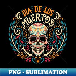 Dia de los Muertos - Colorful Calavera - Professional Sublimation Digital Download - Perfect for Creative Projects