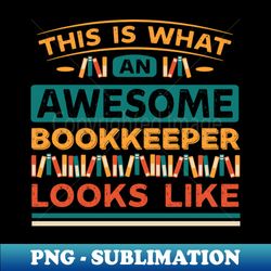 Bookkeeper Nerd - Instant PNG Sublimation Download - Instantly Transform Your Sublimation Projects