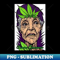 Canna Grannies 47 - Exclusive PNG Sublimation Download - Perfect for Sublimation Art