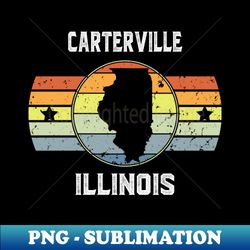 CARTERVILLE ILLINOIS Vintage Graphic t shirt - CARTERVILLE Cool Retro Hometown Pride t shirt - ILLINOIS Travel Culture Adventure Sport Team Family Gift shirt - Professional Sublimation Digital Download - Stunning Sublimation Graphics