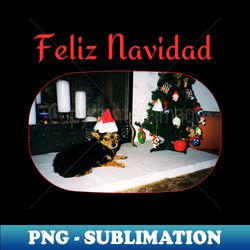 Feliz Navidad Chihuahua - Retro PNG Sublimation Digital Download - Bold & Eye-catching