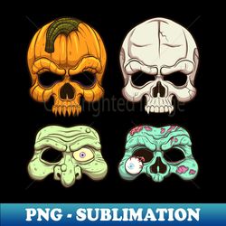 Halloween Masks - Artistic Sublimation Digital File - Perfect for Personalization