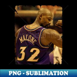 Karl Malone  Karl Malone Vintage Design Of Basketball  70s - Retro PNG Sublimation Digital Download - Unlock Vibrant Sublimation Designs