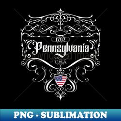 Pennsylvania Vintage design - PNG Transparent Sublimation Design - Instantly Transform Your Sublimation Projects