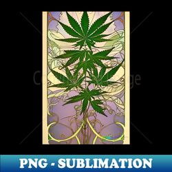 vintage cannabis dreams 3 - high-resolution png sublimation file - defying the norms