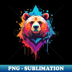 bear head - creative sublimation png download - bring your designs to life