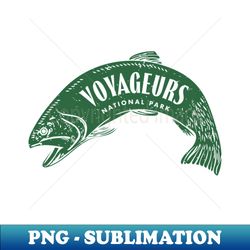 Voyageurs National Park Fish - Green - Premium PNG Sublimation File - Defying the Norms