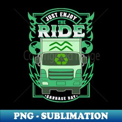 Garbage Truck - Recycling Trash Garbage Day - Truck Drivers - Sublimation-Ready PNG File - Defying the Norms