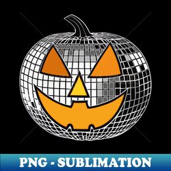 Halloween Disco Pumpkin - Instant PNG Sublimation Download - Defying the Norms