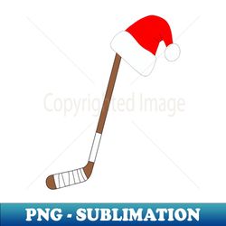 Christmas Hockey Santa Hat - Premium PNG Sublimation File - Fashionable and Fearless