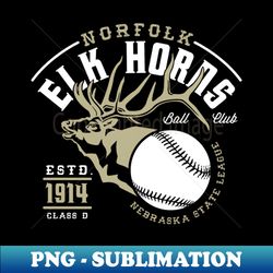 Norfolk Elk Horns - PNG Transparent Sublimation File - Defying the Norms