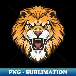 Orange vintage blokker lion - Professional Sublimation Digital Download - Instantly Transform Your Sublimation Projects