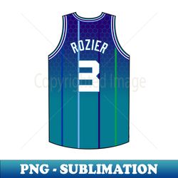Terry Rozier Charlotte Jersey Qiangy - PNG Sublimation Digital Download - Bring Your Designs to Life