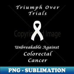 colorectal cancer - sublimation-ready png file - spice up your sublimation projects