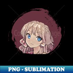 anime girl - Aesthetic Sublimation Digital File - Vibrant and Eye-Catching Typography