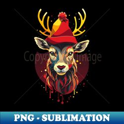 Reindeer christmas - Aesthetic Sublimation Digital File - Unlock Vibrant Sublimation Designs
