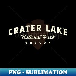 Crater Lake National Park Arched Text Tan - Instant Sublimation Digital Download - Unleash Your Inner Rebellion