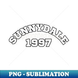 Sunnydale - Exclusive Sublimation Digital File - Perfect for Personalization
