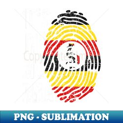 ITS IN MY DNA Uganda Flag Men Women Kids - Artistic Sublimation Digital File - Vibrant and Eye-Catching Typography